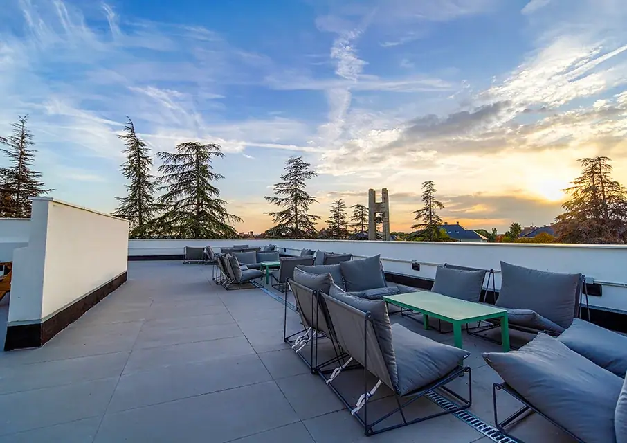Bravo Madrid: terraza o habitación individual