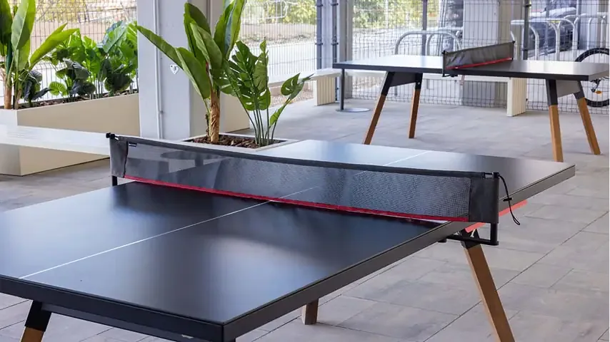 Mesas de ping-pong y ocio