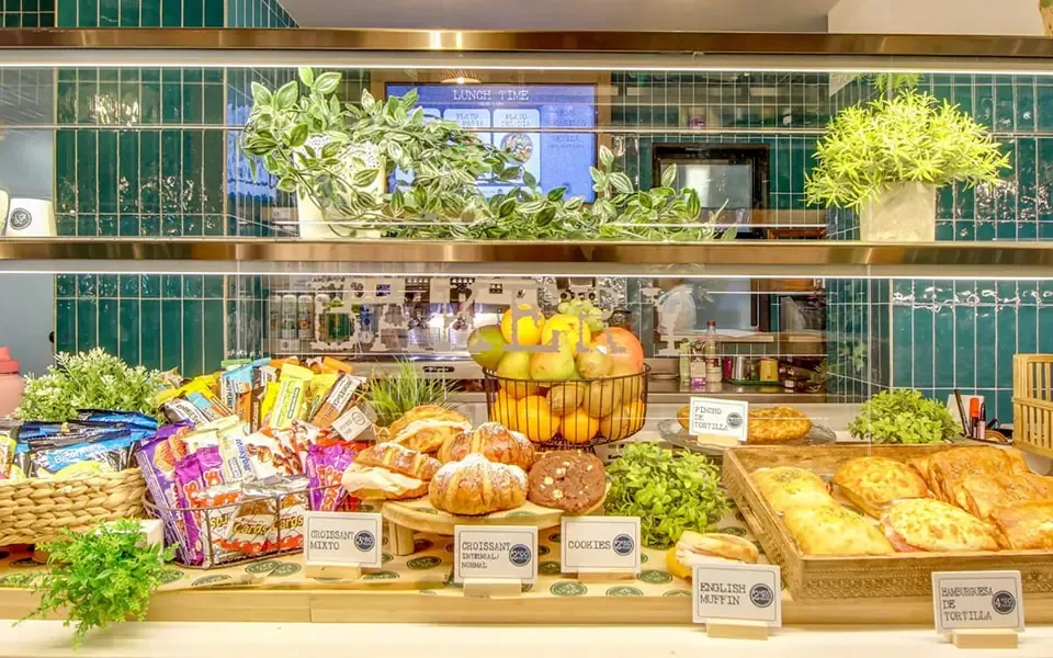 Buffet de comida del restaurante